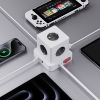 Prise de courant portable de table Suoma E75, norme allemande/coréenne EU, 5 prises, PD65W, 3 ports USB-A, 6 ports USB-C, câble de 1,5 m