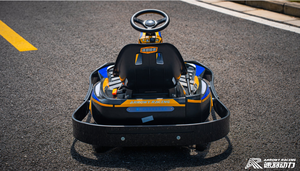 <span class=keywords><strong>Kart</strong></span> électrique professionnel 600W - Vitesse maximale 26 km/h, double amortisseur, pour la course et l'extérieur - Product Image 3