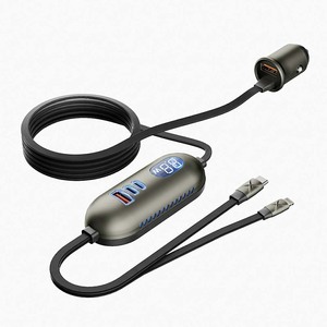 Ready to Ship 138W 6-Port <b>Adapter</b> 1.5m Long Extension Cord for Backseat Passengers Multi-Device Rapid Charging - Product Image 1