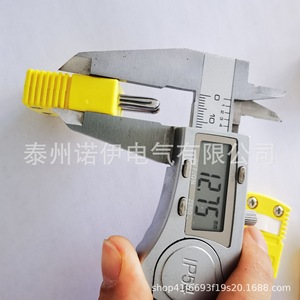 K Type Thermocouple Plug Socket OSTQ K MF <b>Quick</b> Connect Temperature Sensor <b>Connector</b> 12.75 Mm Measurement Wire - Product Image 1