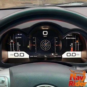 หน้าปัดดิจิตอลสำหรับ Toyota Fortuner Hilux Revo ปี 2005-2015 จอแสดงผลบนแผงหน้าปัดขนาด 12.3 นิ้ว จอแสดงผลเสมือนจริง ระบบมัลติมีเดียในรถยนต์ พร้อมมาตรวัดความเร็ว - Product Image 1