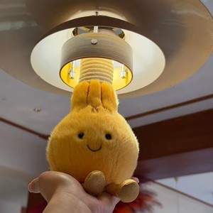 Peluche Kawaii <span class=keywords><strong>Smiley</strong></span> Ampoule Lumineuse du Royaume-Uni, Douce et Moelleuse, Idée Cadeau Créatif pour Garçons, Filles et Tous les Âges - Product Image 2