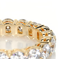 Bagues fines en argent sterling 925 plaqué or 14 carats, avec moissanite VVS, en forme de cœur et de cercle, pour femme