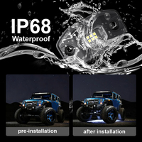 Nouvelle Lampe LED RGB Étanche IP68 à Faisceau Large pour Voiture, Moto et Véhicules Tout-Terrain - Offre Spéciale
