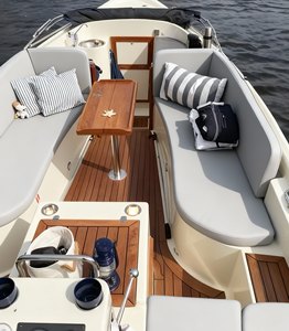 เบาะรองนั่งเรือยอชท์สุดหรู ผ้าโพลีเอสเตอร์ 100% กันน้ำ ระบายอากาศ แบบเย็บลาย  พร้อมปลอกถอดซักได้ สำหรับเบาะรถยนต์ - Product Image 6