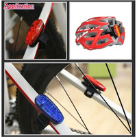 Lampe de course rechargeable à 5 LED à clipser sur le bras, étanche, pour la sécurité, feu arrière de vélo de montagne, lumière d'avertissement pour casque