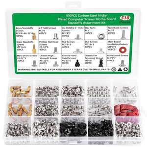Baiguluo Computer Screw Assortment Kit 360pcs M3 M5 Standoffs For Desktop PC Motherboard Case Repair - Product Image 4