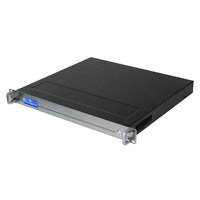1U 19 pulgadas MIni ITX con montaje en rack de servidor de caso ordenador con pantalla LCD