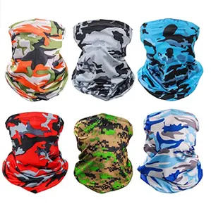 Factory Stock Design Breathable Soft Bandana Face Masking Men Women Scarf Neck Gaiter Face Covering Cloth Rave Masking