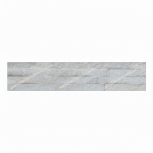 Décoration extérieure moderne en pierre calcaire naturelle revêtement mural en marbre basalte et granit panneau de grand livre blanc noir fendu - Product Image 1