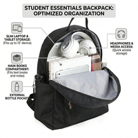Sacs à dos scolaires légers pour étudiants, sacs à dos de voyage d'extérieur, sacs à dos personnalisés avec logo pour l'école, vente en gros