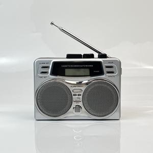Factory Rechargeable Retro Boombox Cassette Player AM FM SW Radio <b>MP3</b> Converter BT <b>Speaker</b> with Flashlight Large Battery - Product Image 2
