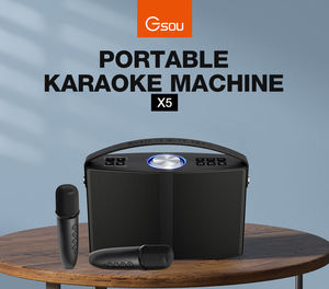 ลำโพงบลูทูธขนาดใหญ่ GSOU 40W 2ไมโครโฟนซูเปอร์เบสแบบพกพาสำหรับใช้ในบ้าน - Product Image 2