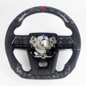 Volant en fibre de carbone forgé pour <span class=keywords><strong>Toyota</strong></span> Hilux Fortuner Camry Land Cruiser Corolla Hiace Gt 86 Mark X Prado Supra Mk5 - Product Image 1