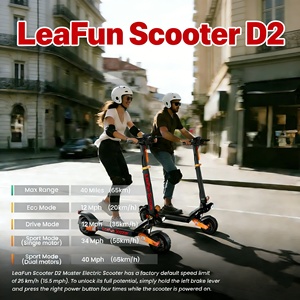 Nuevo Producto 2026, Scooter Eléctrico D2 en Oferta, 60 km de Autonomía, 1000 W de Potencia, Llantas de 10 Pulgadas, Plegable, para Adultos - Product Image 2