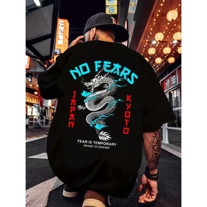 T-shirts pour hommes en coton, style décontracté, imprimés graphiques vintage, lettres, vêtements de créateurs américains, vente chaude - Product Image 1