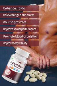 Tablet energi daya Pria Label pribadi pabrik OEM penjualan laris kapsul daya suplemen <span class=keywords><strong>Herbal</strong></span> Maca hitam alami untuk energi - Product Image 3