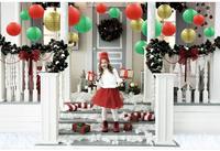[Je suis vos FANS] lanternes décoratives de noël colorées suspendues lanternes en papier chinois pour les vacances et la célébration