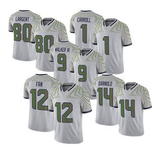 2025新对手缝制美式足球球衣12球迷11贾克森·史密斯-恩吉巴14萨姆·达诺德1卡罗尔9沃克三世 - Product Image 2