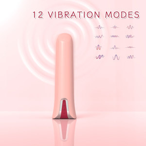 Jouets sexuels pour adultes, mini vibromasseur portable, 12 fréquences de vibration, vibration clitoridienne pour femmes, rechargeable par USB - Product Image 1