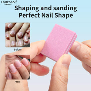 <span class=keywords><strong>Mini</strong></span> Lima de Uñas de Doble Cara, 100/180 Granos, Bloque de Pulido de Esponja para Uñas - Product Image 2