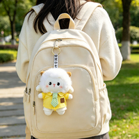 Porte-clés en peluche mouton style Cottagecore avec logo personnalisé, breloque agneau décorative, vente en gros directe usine pour sacs à main et cadeaux