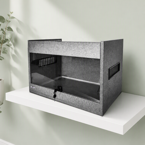 Indoor Reptile <strong>Vivarium</strong> Key-Lock Sliding Front Door Side Mesh Vent Reptile Enclosure <strong>Stand</strong> <strong>for</strong> Bearded Dragon Spider Tarantula - Product Image 4