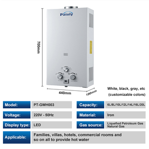 Calidad Superior Calentador De Agua Gas Sin Tanque 2025 Offre Spéciale Pantalla LED Eficiente Y <span class=keywords><strong>GPL</strong></span> Compatible - Product Image 2