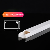 Promotion Mini Canal de Câblage Rectangulaire en PVC Extrudé pour Protection de Câbles