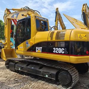 Excavatrice Cat 320c d'occasion américaine en bon état, capacité de 20 tonnes, avec moteur et PLC, à vendre en Chine - Product Image 1