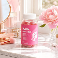 Échantillon Gratuit Bonbons Gommeux Sans Gluten en Forme d'Ours Multivitamines Beauté Croissance Capillaire Saine Peau Ongles Adultes 100% Végétalien Naturel Nouveau-né