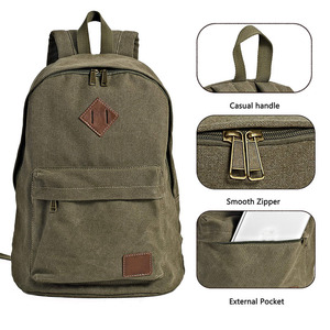 Tùy Chỉnh Nhiệm Vụ Nặng Nề Vải Cao Đẳng Máy Tính Xách Tay Du Lịch Trường Ba Lô Máy Tính Xách Tay Giản Dị Ba Lô Cho Nam Giới Phụ Nữ - Product Image 3