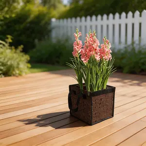 Lot <span class=keywords><strong>de</strong></span> 4 paniers en filet <span class=keywords><strong>pour</strong></span> plantes aquatiques, grands sacs <span class=keywords><strong>de</strong></span> <span class=keywords><strong>plantation</strong></span> <span class=keywords><strong>pour</strong></span> <span class=keywords><strong>bassin</strong></span> avec poignées, paniers <span class=keywords><strong>de</strong></span> rangement - Product Image 4