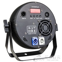 Projecteur PAR LED plat et fin GLEE 18x12W RGBW RGBA 4-en-1 pour DJ, scène et éclairage de mariage