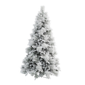 Indoor 12FT Giant Flocked LED <strong>Christmas</strong> <strong>Tree</strong> Holiday Decoration Snow Effect PE PVC <strong>Christmas</strong> <strong>Tree</strong> <strong>with</strong> <strong>Lights</strong> - Product Image 6