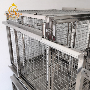 Cage à singes <span class=keywords><strong>double</strong></span> couche en acier inoxydable EUR PET Laboratory pour expériences animales - Product Image 3