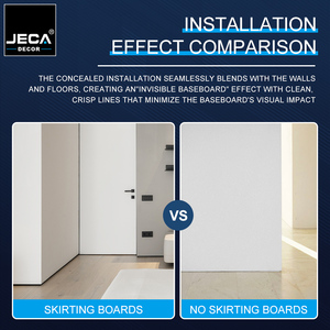 Échantillon gratuit JECA - Plinthe en aluminium à clipser |   Plinthe en aluminium 6063-T5 sans colle |   Installation facile et directement de l'usine - Product Image 6