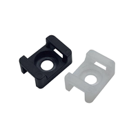 Support de fixation en plastique pour câble métallique, à visser, pour la fixation de faisceaux de câbles