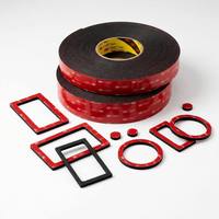 Wholesale for for 5952 Double Sided Black Foam Mounting Tape 1.1mm Heavy Duty Industrial Assembly Water Activated High Temp