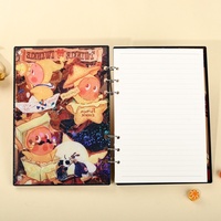 [Shake Shake Book] Starman 2.0 Cuaderno de Hojas Sueltas Creativo de Estilo Japonés en Acrílico, Cuaderno de Dibujos Animados para Estudiantes, Diario