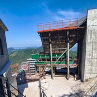 Ligne de production de concassage de granit 200 TPH avec concasseur à mâchoires PE900x1200 et concasseur à cône CC300S pour l'extraction d'agrégats