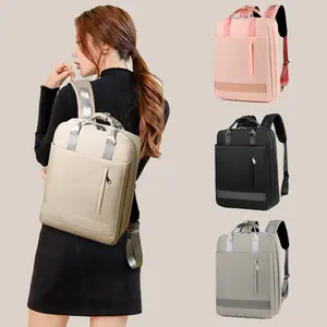 थोक bagpack महिलाओं रंग गुलाबी-15.6 "गर्म महिलाओं के लैपटॉप बैग के लिए यूएसबी चार्ज छात्रों लड़कियों के स्कूल बैग बैग महिला यात्रा bagpack