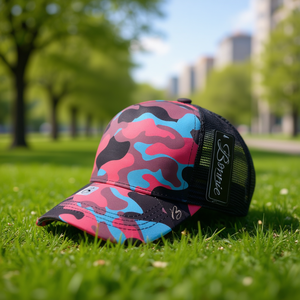 Cappello Trucker Bonne in Tessuto a Rete, 6 Pannelli, Unisex, Traspirante, Impermeabile, Stile Casual Primaverile ed Estivo, per Adulti, 58-63Cm - Product Image 2