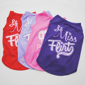 4 Camisetas de Verano para Perros, Diseño Floral Rosa de Lujo, Transpirables y Duraderas, Talla XXS para <span class=keywords><strong>Chihuahua</strong></span> - Product Image 2