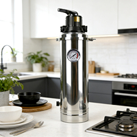 Sistem Filter Air Nano Stainless Steel 316, 4000-6000L/H Pembersih UF Manual/Otomatis dengan Backwash untuk Rumah