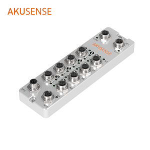 Module IO-Link AKUSENSE CIO200M-ECIO-8A 8 ports, 8xPNP, entrées/sorties numériques, 24VDC, protection contre les courts-circuits, IP67, industriel - Product Image 1