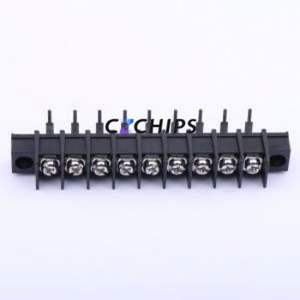 KF45RM-9.5-9P Barrier Terminal Block Bent Lead Through Hole,P=9.5mm Connector Two Sides 9.5mm 1x9P Right Angle Pin - Product Image 1