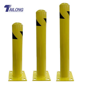 Dissuasore di Sicurezza in Acciaio Verniciato Giallo per Parcheggi e Aree Sensibili al Traffico - Product Image 1