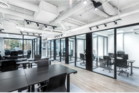 Cloisons de bureau modernes pliables en verre, panneaux en verre trempé, cadre en aluminium, coulissantes, sur mesure, pour hôpitaux