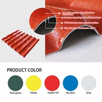 Tuiles de toiture en PVC résistantes à la chaleur, toiture ondulée ASA-PVC, pour toitures de villas, matériaux de construction